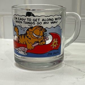 Vintage Garfield McDonald’s glass mug